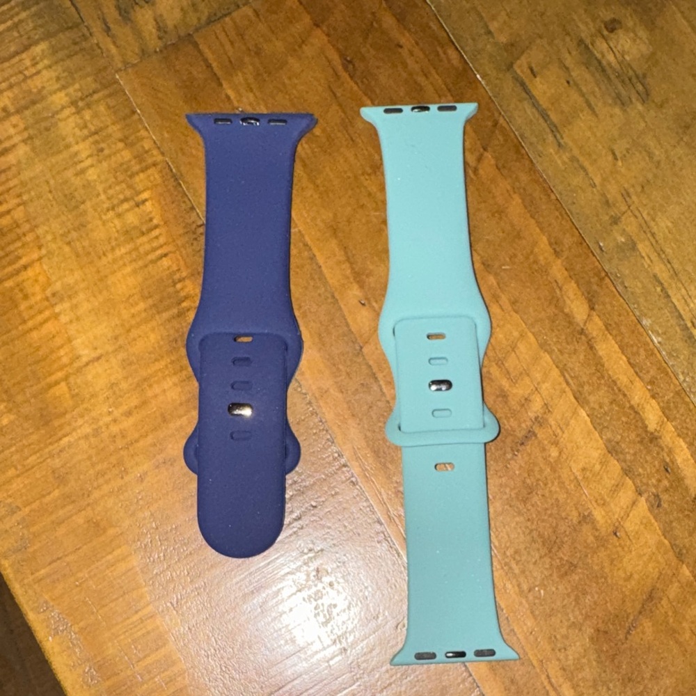 Navy Blue and Teal Watch Bands Size S/M
